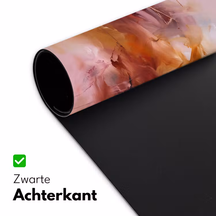 Bureau onderlegger - Abstract - Kleurrijk - Kunst - Modern - Roze-Rood — 5