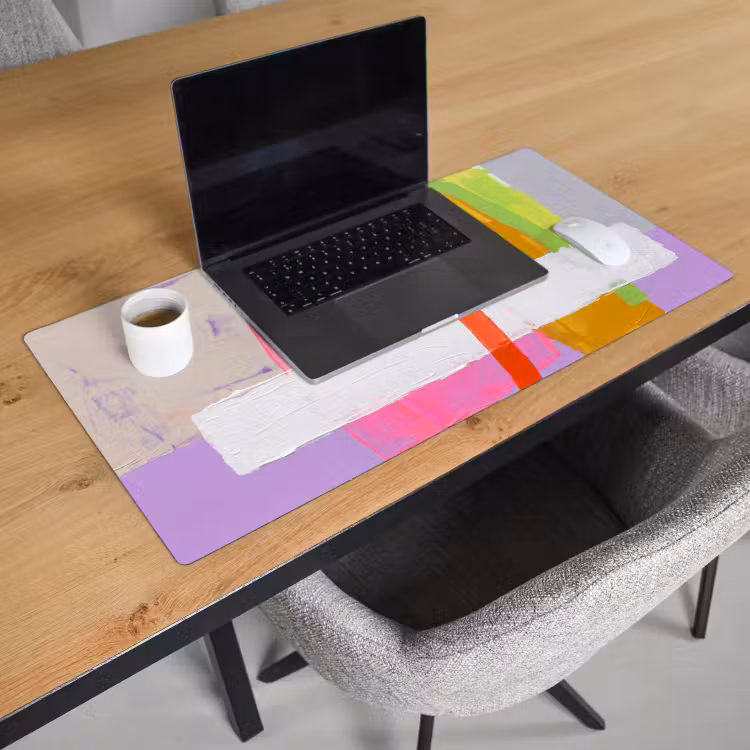 Bureau onderlegger - Abstract - Kleurrijk - Vormen - Modern - Kunst — 3