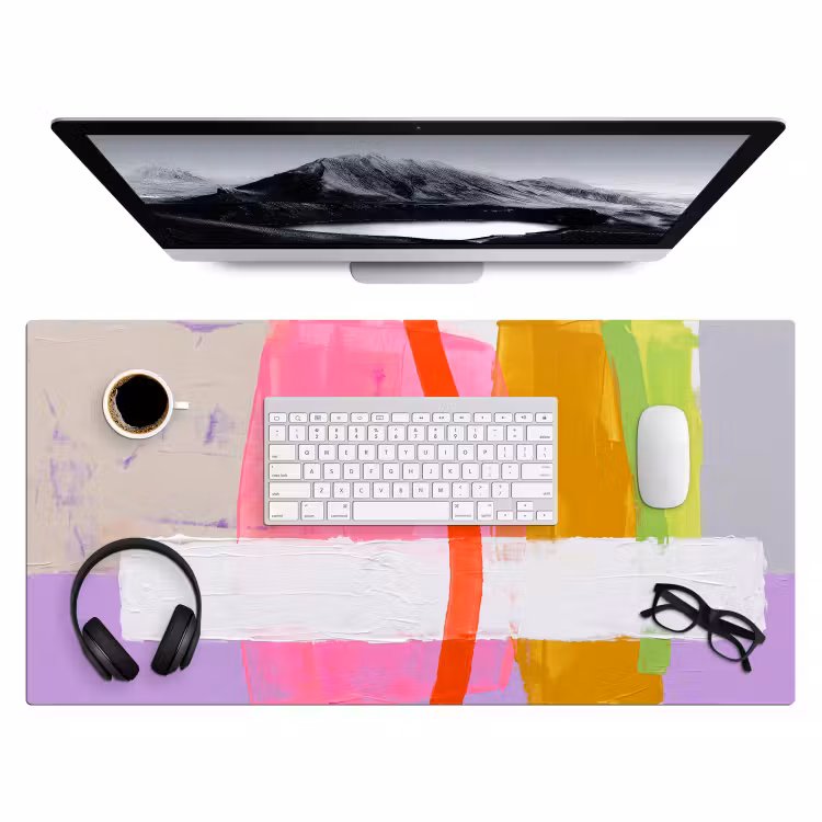 Bureau onderlegger - Abstract - Kleurrijk - Vormen - Modern - Kunst — 4