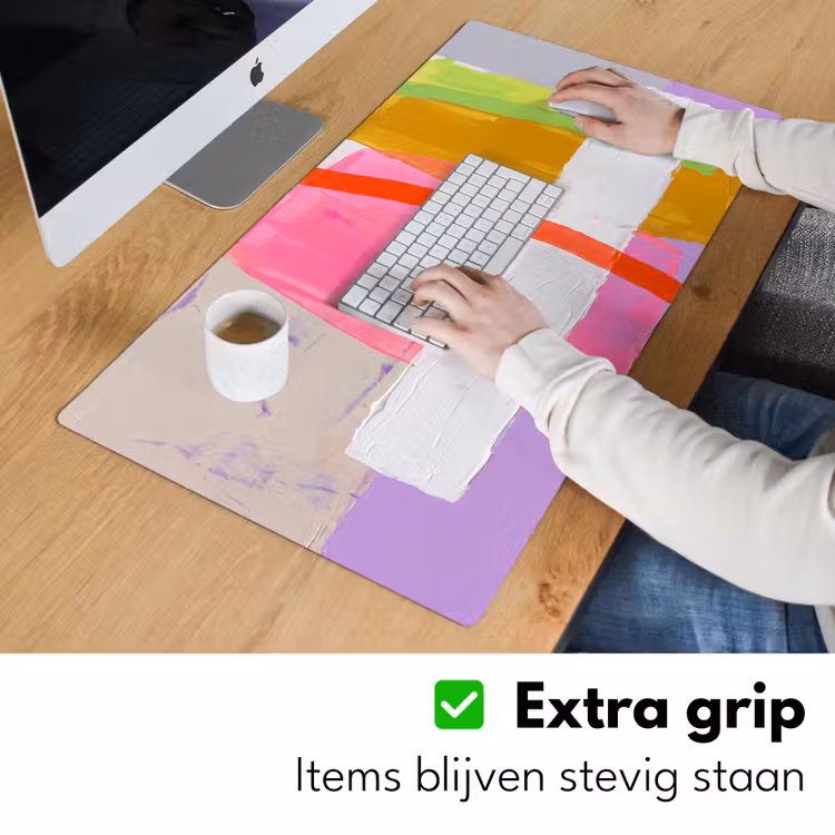 Bureau onderlegger - Abstract - Kleurrijk - Vormen - Modern - Kunst — 6