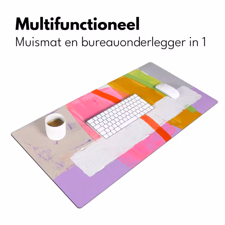 Bureau onderlegger - Abstract - Kleurrijk - Vormen - Modern - Kunst — 7