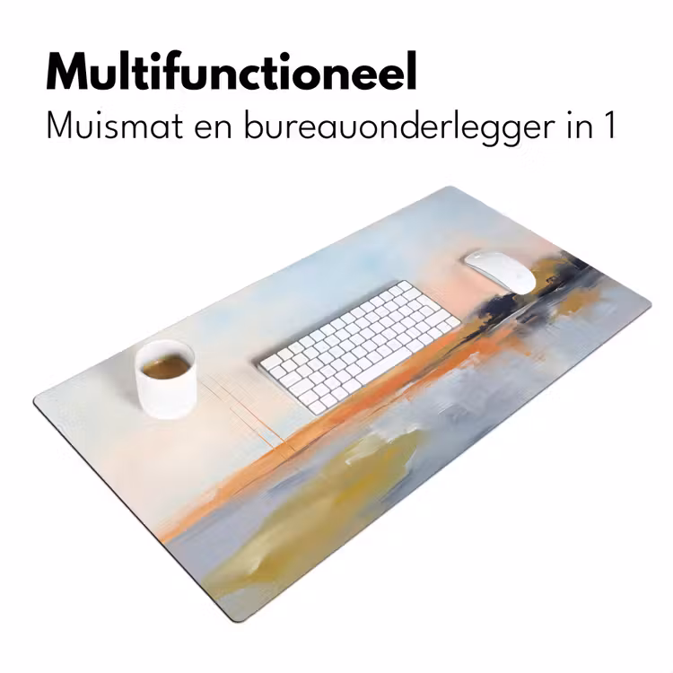 Bureau onderlegger - Abstract - Landschap - Horizon - Modern - Kleurrijk — 7