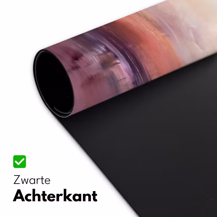 Bureau onderlegger - Abstract - Landschap - Modern - Paars - Oranje — 5