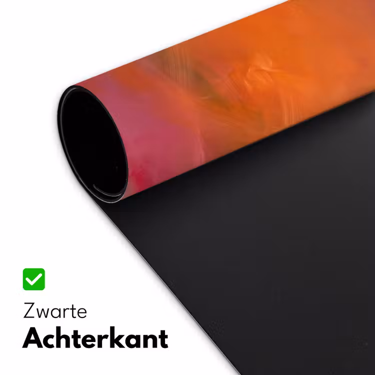 Bureau onderlegger - Abstract - Vlakken - Kunst - Modern - Oranje — 5