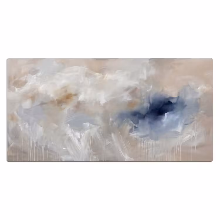 Bureau onderlegger - Abstract - Wolken - Sfeer - Modern - Beige — 2