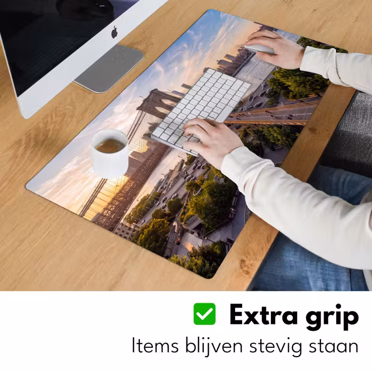 Bureau onderlegger - Brug - Rivier - Stad - Zonsondergang - Architectuur — 6
