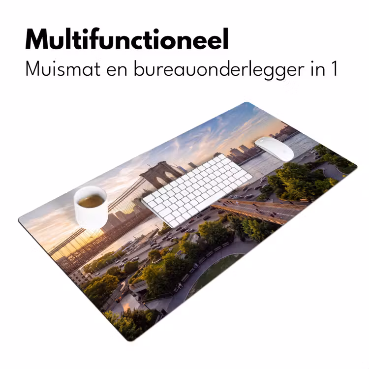 Bureau onderlegger - Brug - Rivier - Stad - Zonsondergang - Architectuur — 7