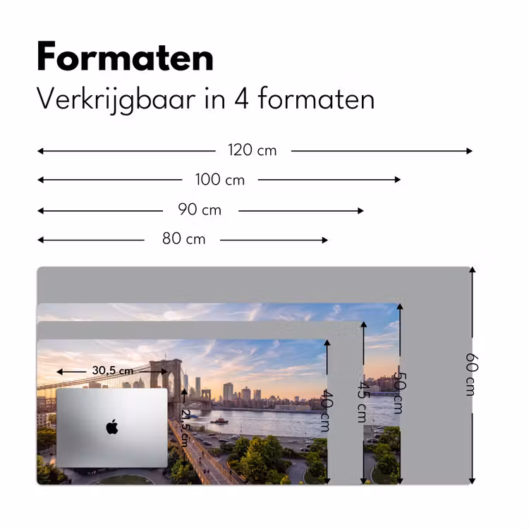 Bureau onderlegger - Brug - Rivier - Stad - Zonsondergang - Architectuur — 8