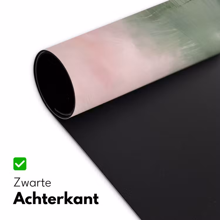 Bureau onderlegger - Kunst - Abstract - Modern - Groen - Roze — 5