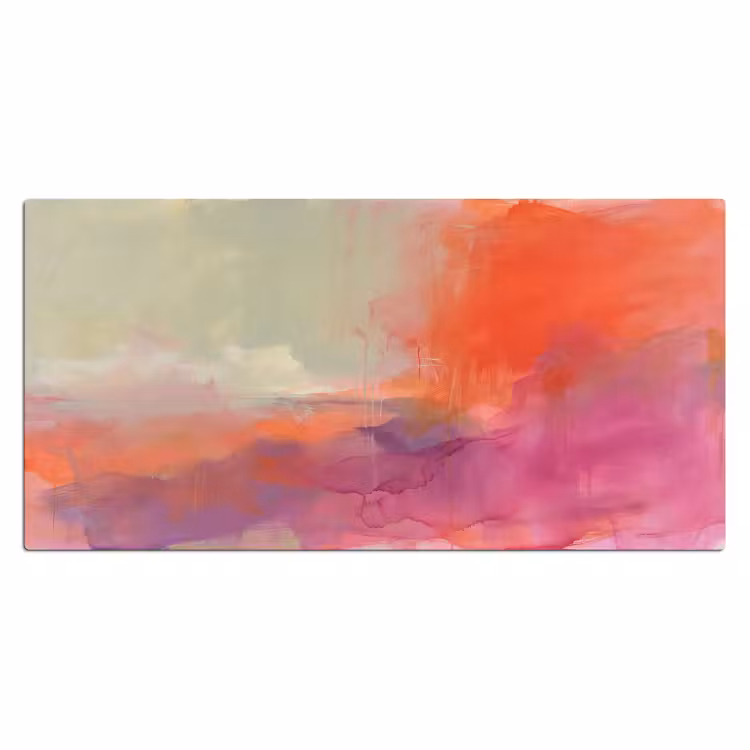 Bureau onderlegger - Kunst - Vloeiend - Overgangen - Oranje — 2