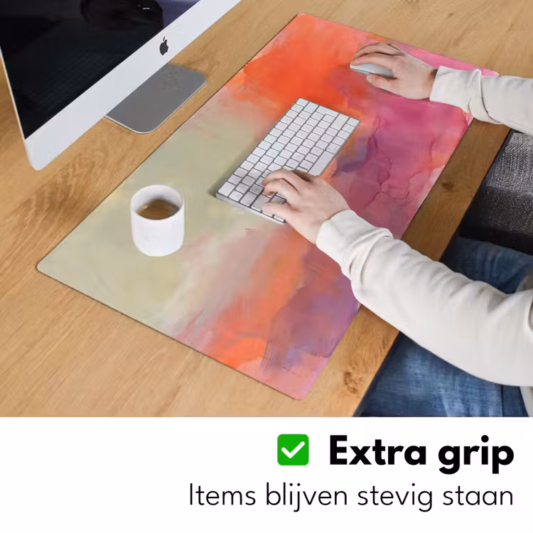 Bureau onderlegger - Kunst - Vloeiend - Overgangen - Oranje — 6