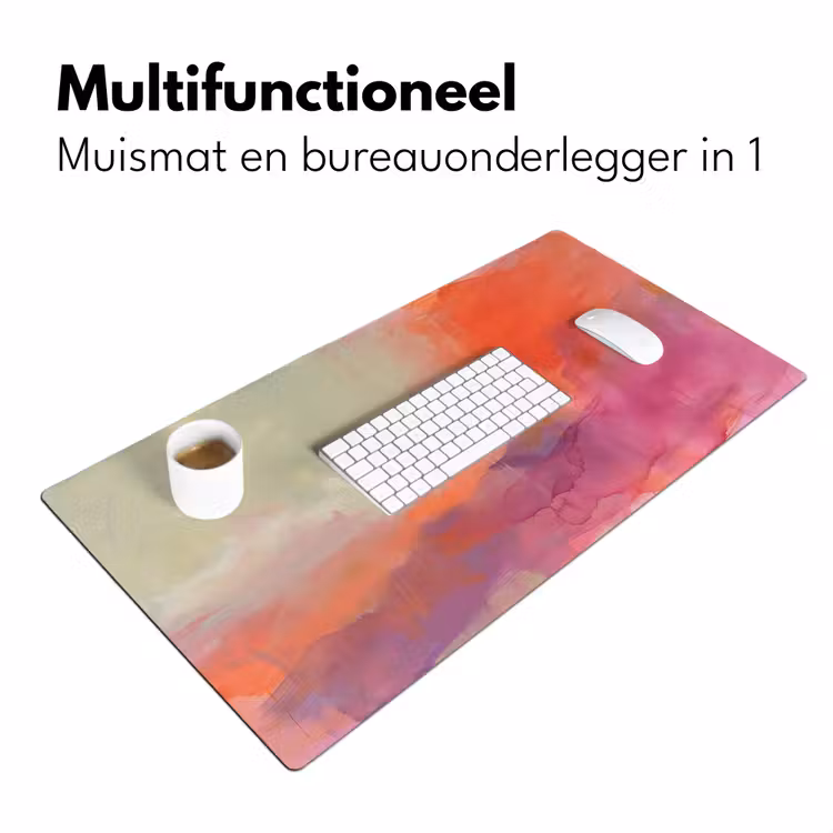 Bureau onderlegger - Kunst - Vloeiend - Overgangen - Oranje — 7