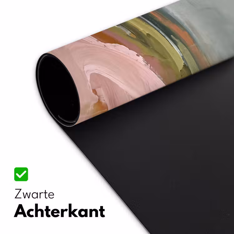Bureau onderlegger - Landschap - Rivier - Abstract - Roze - Groen — 5