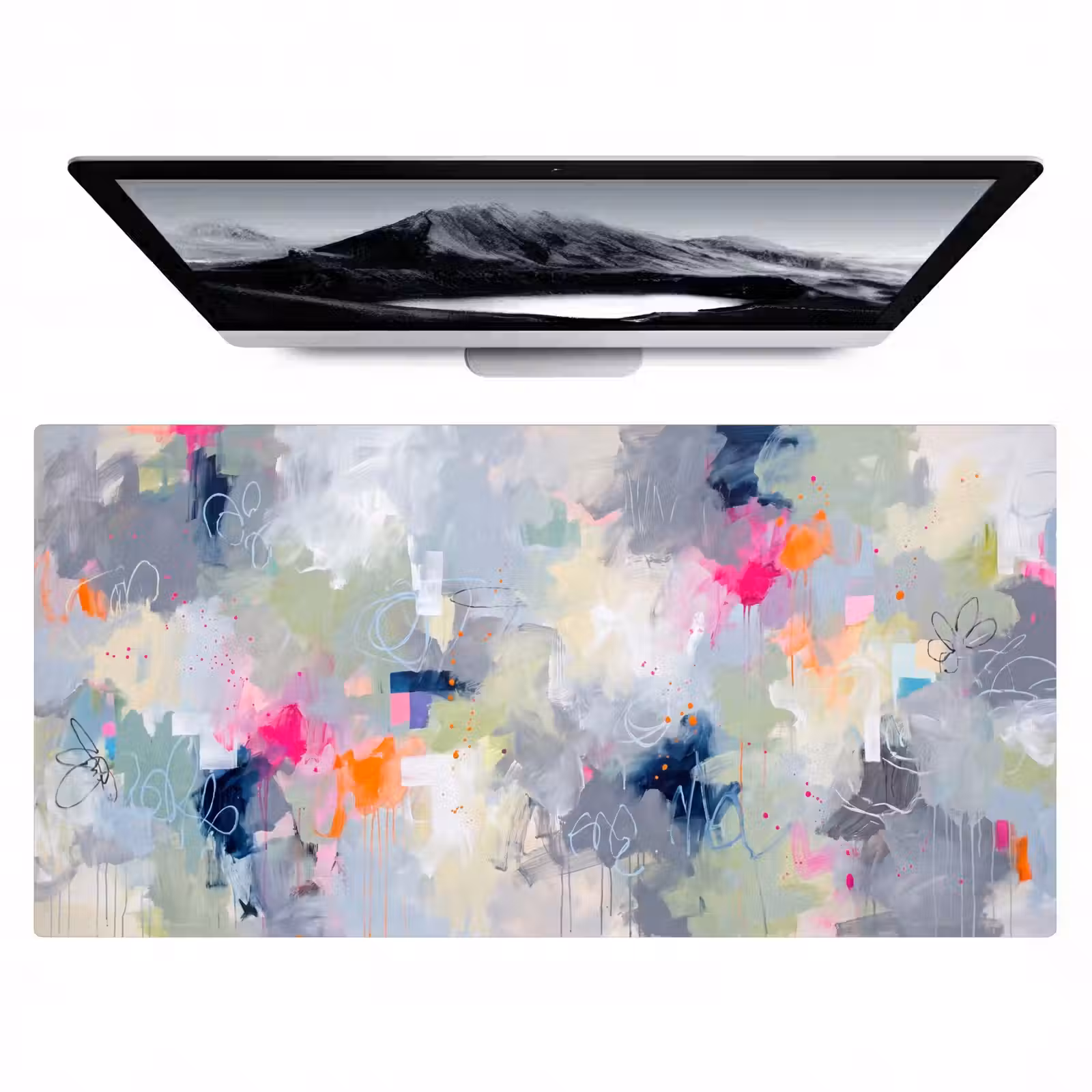 Bureau onderlegger - Abstract - Kleurrijk - Modern - Kunst — 1