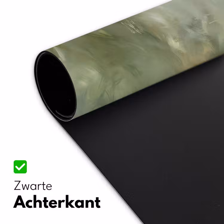 Bureau onderlegger - Abstract - Groen - Beige - Modern - Kunst — 5