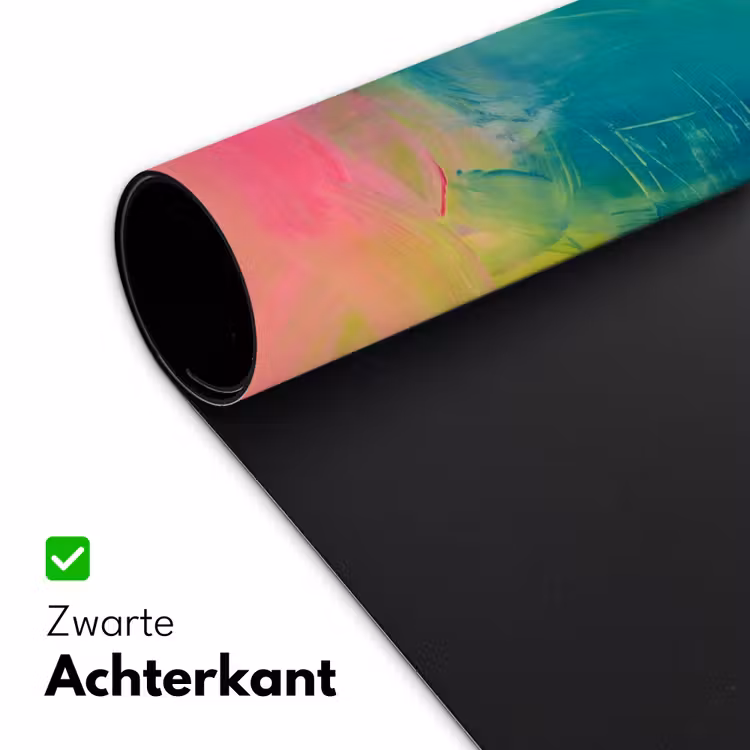 Bureau onderlegger - Abstract - Kleuren - Modern - Groen - Roze — 5