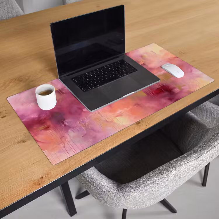 Bureau onderlegger - Abstract - Kleuren - Modern - Roze - Paars — 3
