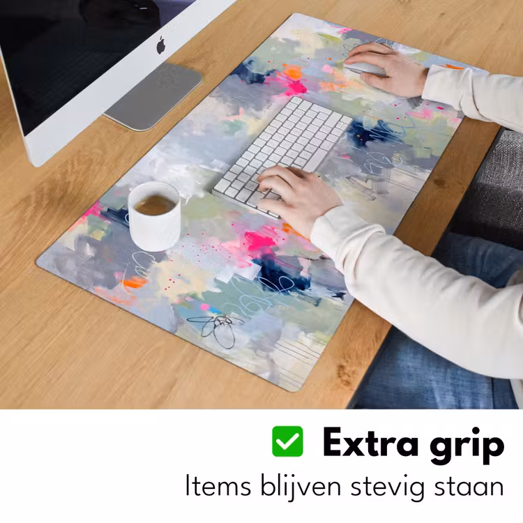 Bureau onderlegger - Abstract - Kleurrijk - Modern - Kunst — 6