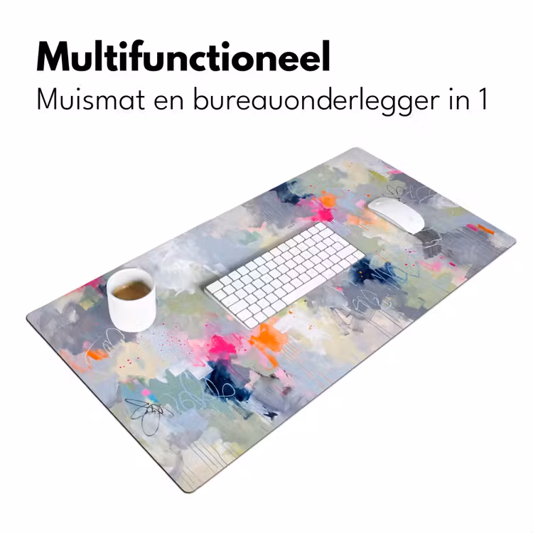 Bureau onderlegger - Abstract - Kleurrijk - Modern - Kunst — 7