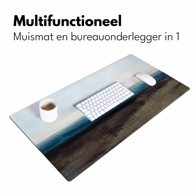 Bureau onderlegger - Abstract - Landschap - Horizon - Blauw - Modern — 7