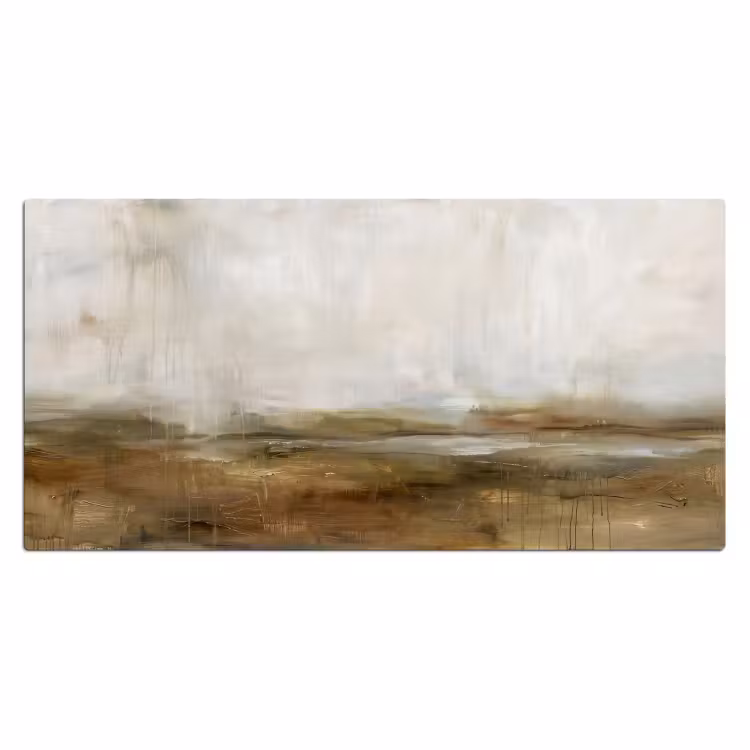 Bureau onderlegger - Abstract - Landschap - Natuur - Beige - Bruin — 2