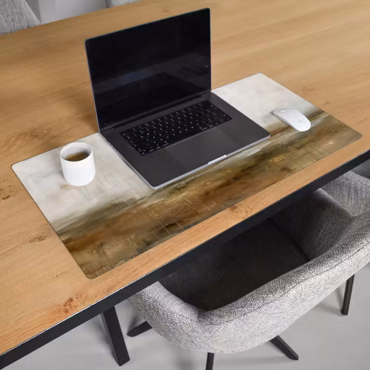 Bureau onderlegger - Abstract - Landschap - Natuur - Beige - Bruin — 3