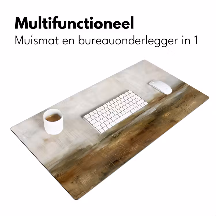 Bureau onderlegger - Abstract - Landschap - Natuur - Beige - Bruin — 7