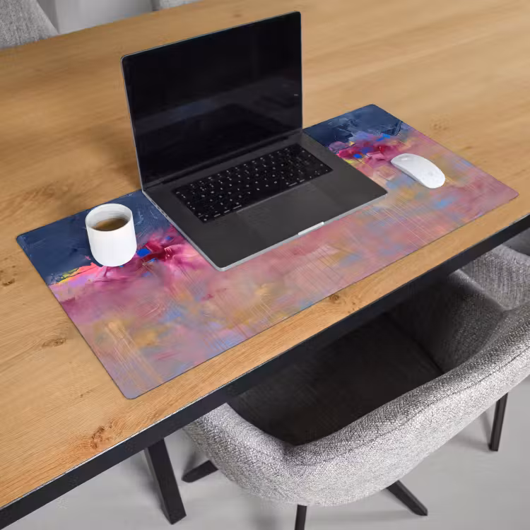 Bureau onderlegger - Abstract - Textuur - Kleuren - Modern - Roze — 3
