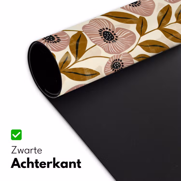 Bureau onderlegger - Dustyroze - Bloemen - Grafisch - Patroon — 5
