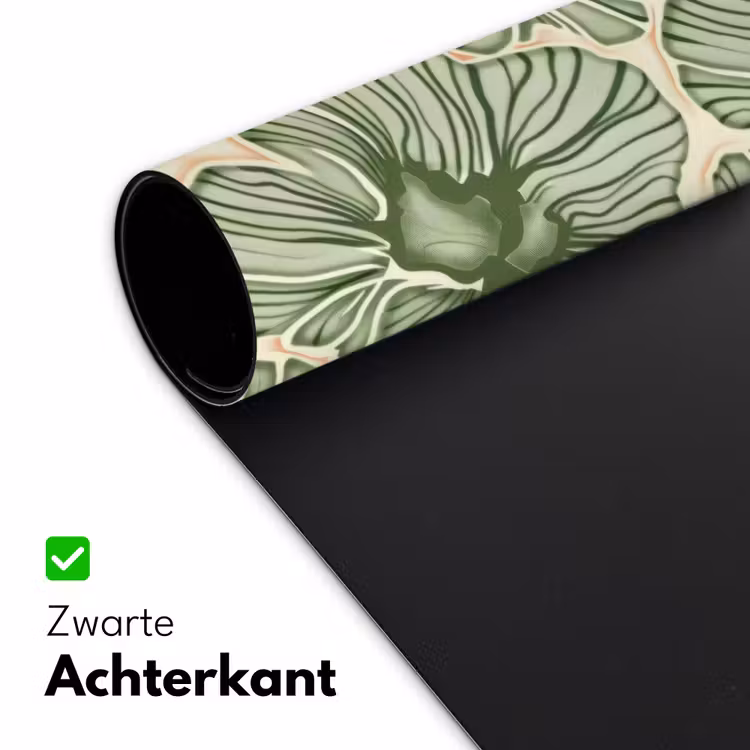 Bureau onderlegger - Groen - Botanisch - Bloemen - Organisch - Patroon — 5