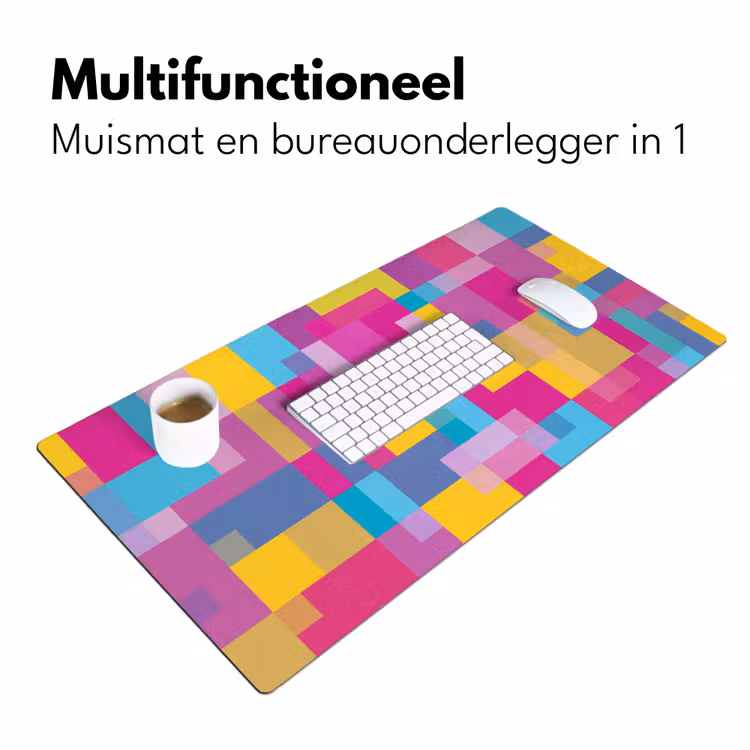Bureau onderlegger - Abstract - Geometrisch - Kunst - Kleurrijk - Modern — 7