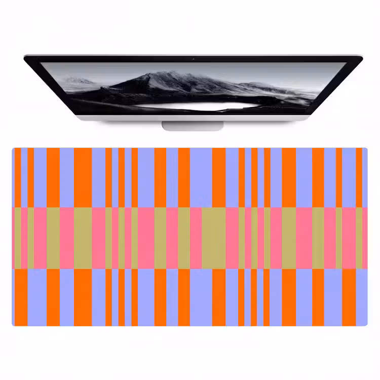 Bureau onderlegger - Abstract - Patroon - Geometrisch - Kleurrijk - Modern — 1