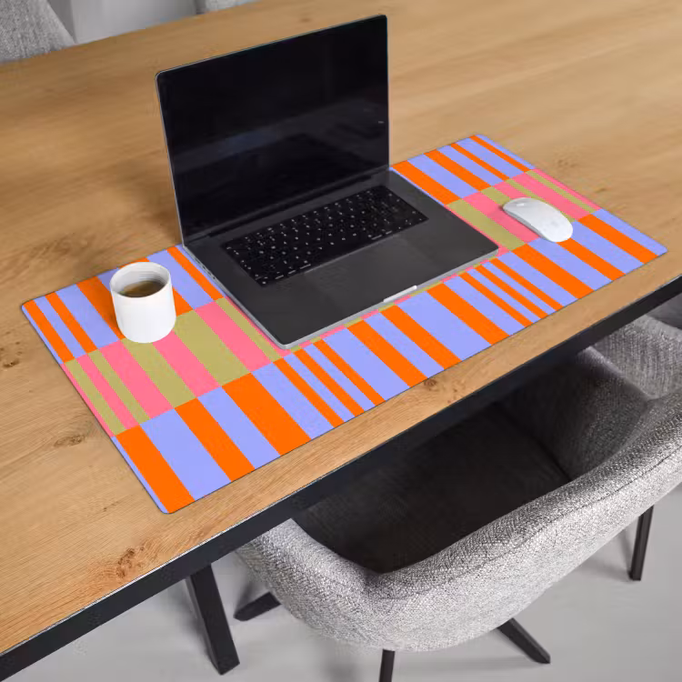 Bureau onderlegger - Abstract - Patroon - Geometrisch - Kleurrijk - Modern — 3