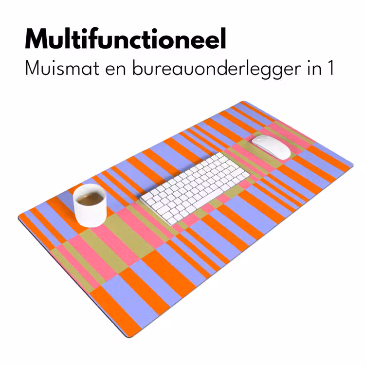 Bureau onderlegger - Abstract - Patroon - Geometrisch - Kleurrijk - Modern — 7