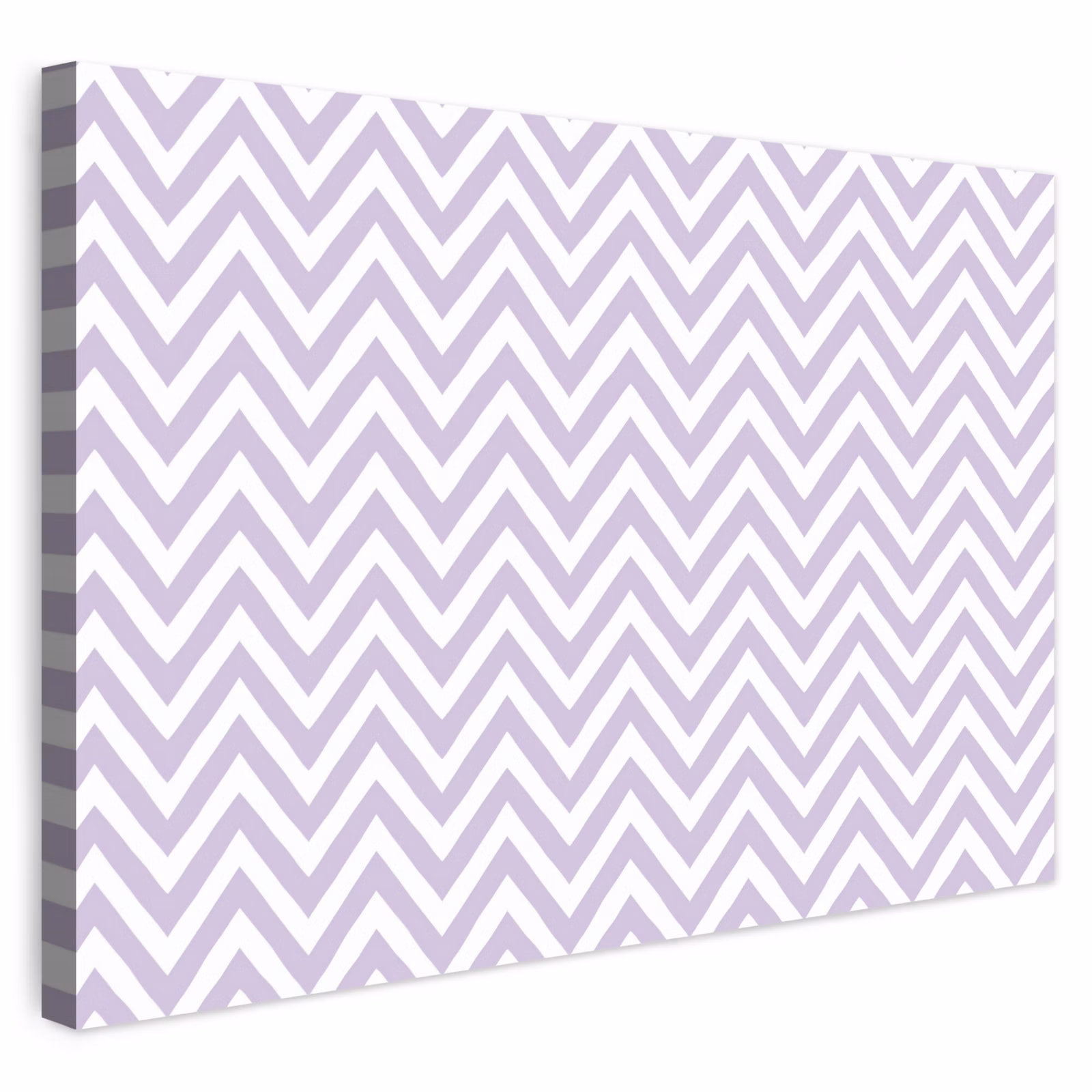 Buiten canvas - Lila - Geometrisch - Chevron - Zigzag - Patroon — 1