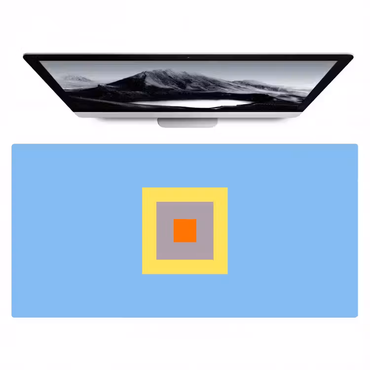 Bureau onderlegger - Abstract - Geometrisch - Kleurrijk - Modern - Vormen — 1