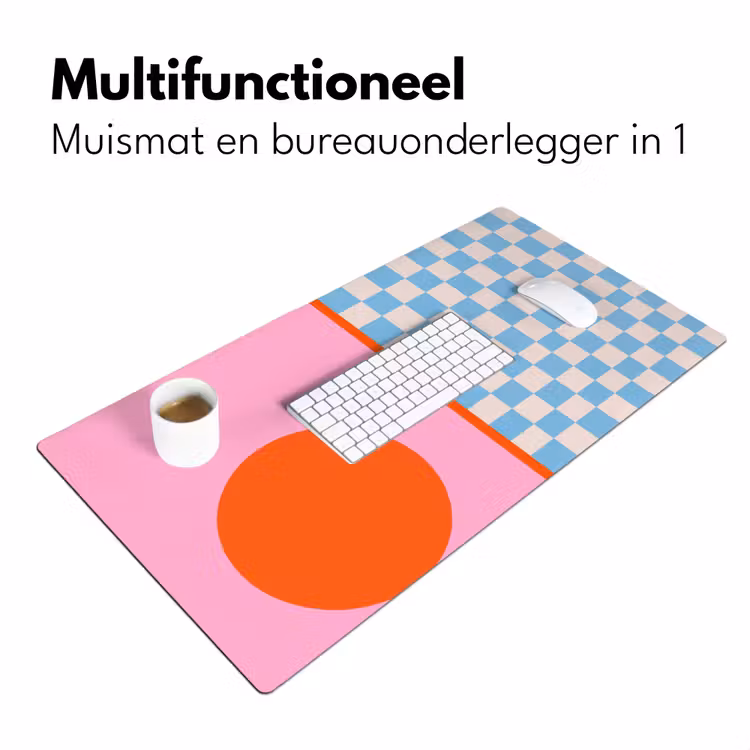Bureau onderlegger - Abstract - Vormen - Geometrisch - Modern - Kleurrijk — 7