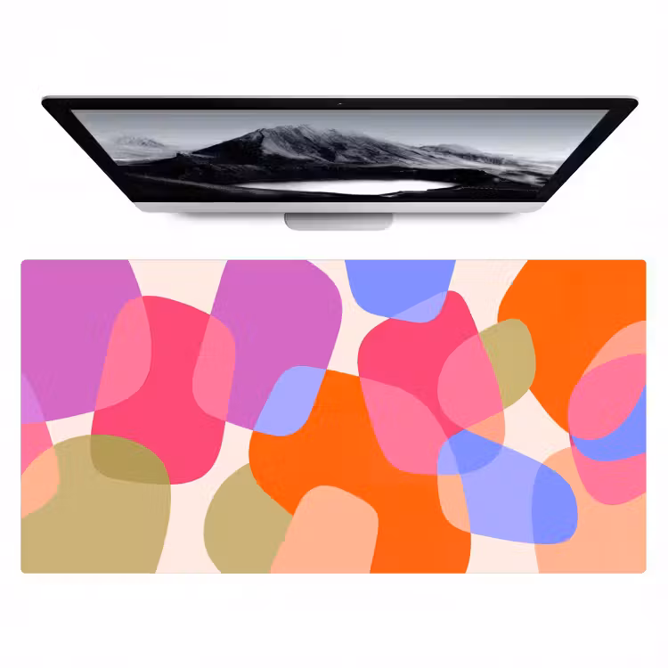 Bureau onderlegger - Abstract - Vormen - Modern - Kleurrijk — 1