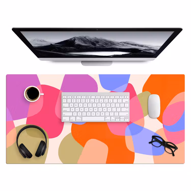 Bureau onderlegger - Abstract - Vormen - Modern - Kleurrijk — 4