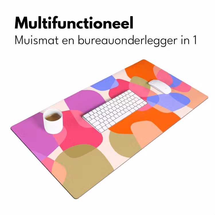 Bureau onderlegger - Abstract - Vormen - Modern - Kleurrijk — 7