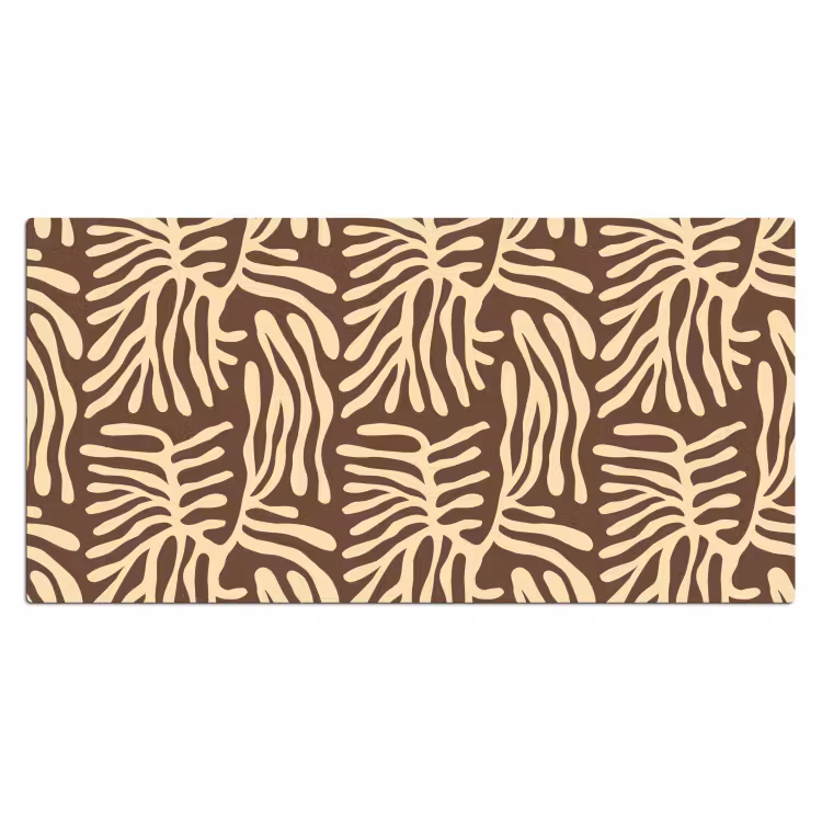 Bureau onderlegger - Bruin - Koraal - Expressief - Patroon — 2