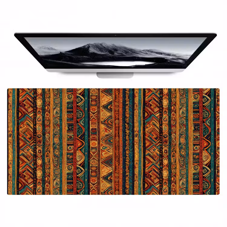 Bureau onderlegger - Kleurrijk - Etnisch - Folkloristisch - Patroon — 1