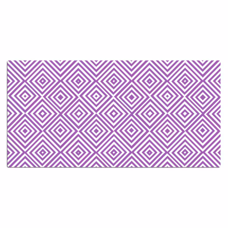 Bureau onderlegger - Paars - Geometrisch - Ruiten - Concentrisch - Patroon — 2