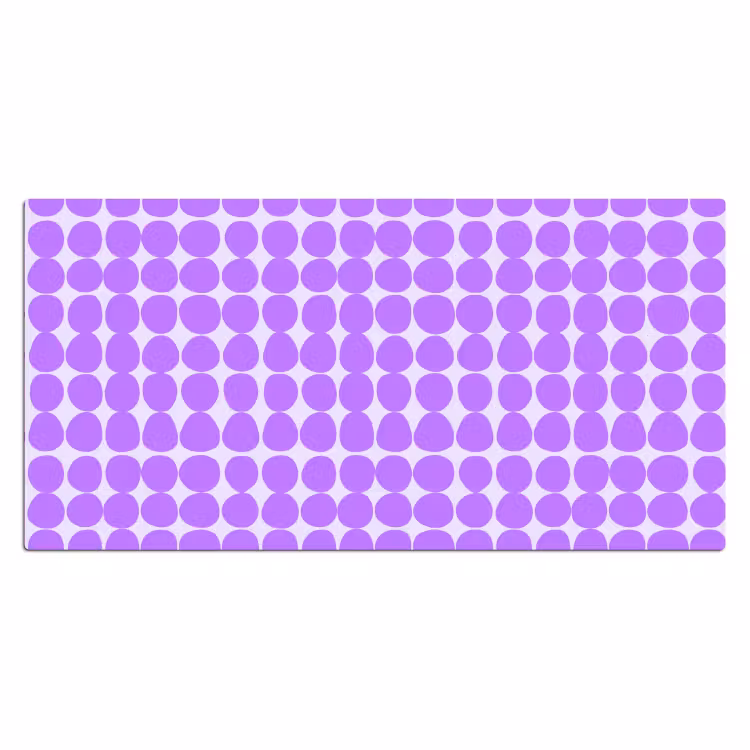 Bureau onderlegger - Paars - Geometrisch - Stippen - Polka Dot - Patroon — 2