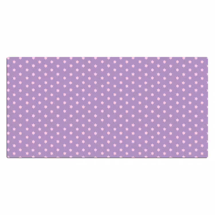 Bureau onderlegger - Paars - Roze - Sterren - Geometrisch - Patroon — 2