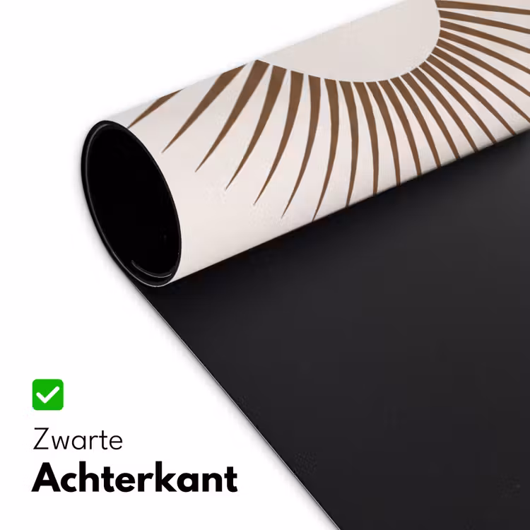 Bureau onderlegger - Abstract - Zon - Symbool - Modern - Beige — 5