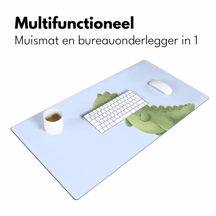 Bureau onderlegger - Dinosaurus - Ballon - Kinderkamer - Illustratie - Groen — 7