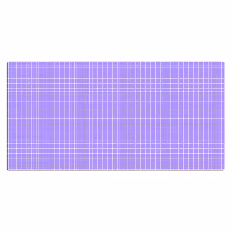 Bureau onderlegger - Paars - Geometrisch - Raster - Minimalistisch - Patroon — 2