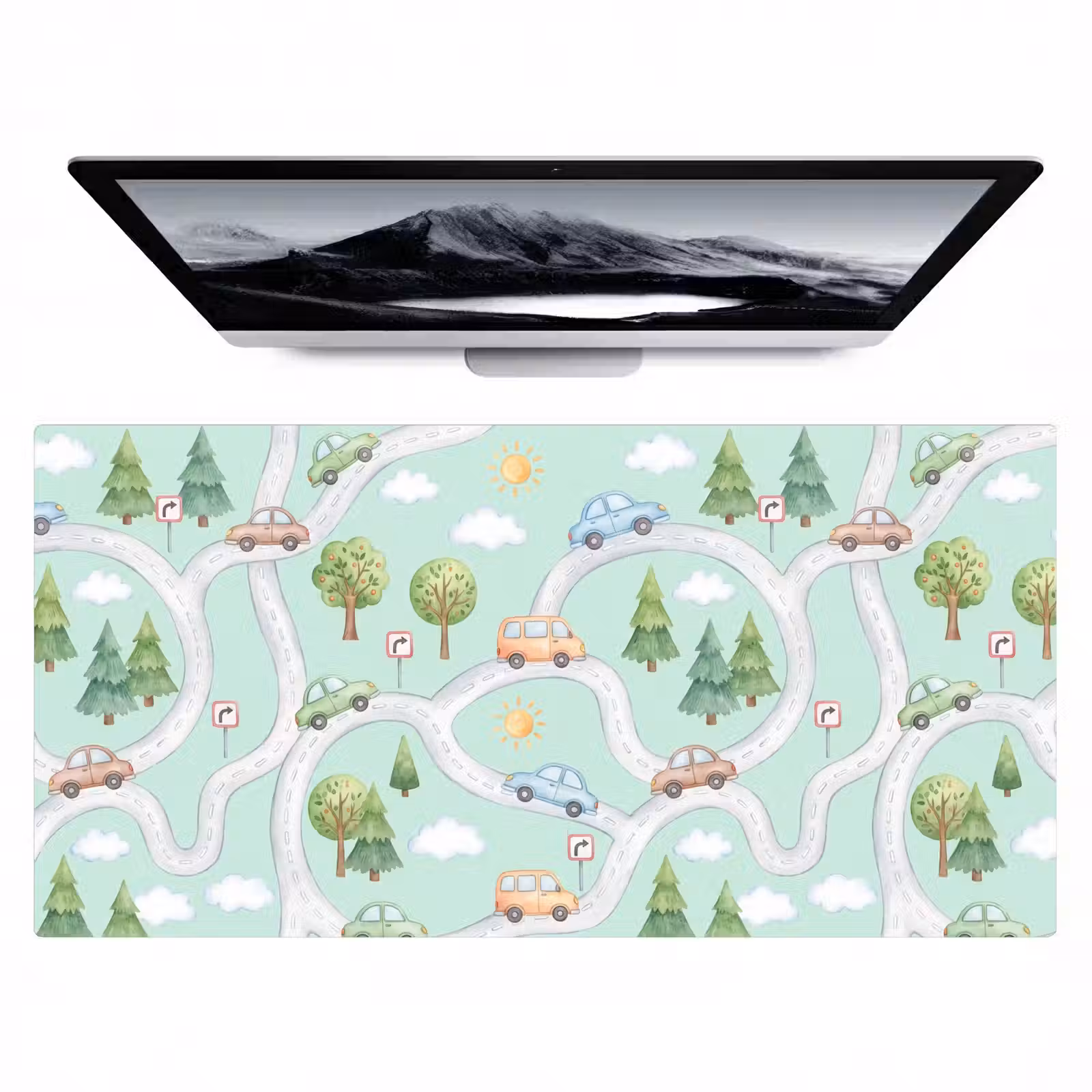Bureau onderlegger - Auto - Weg - Patroon — 1