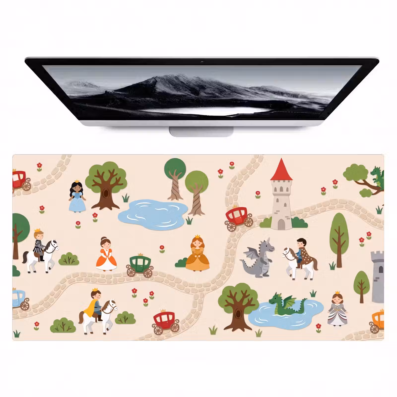 Bureau onderlegger - Kasteel - Sprookje - Kinder — 1